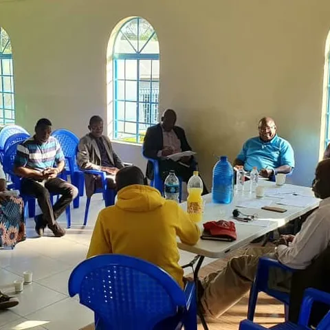 Host comittee meeting with pastor andy samuels visit in may 2023